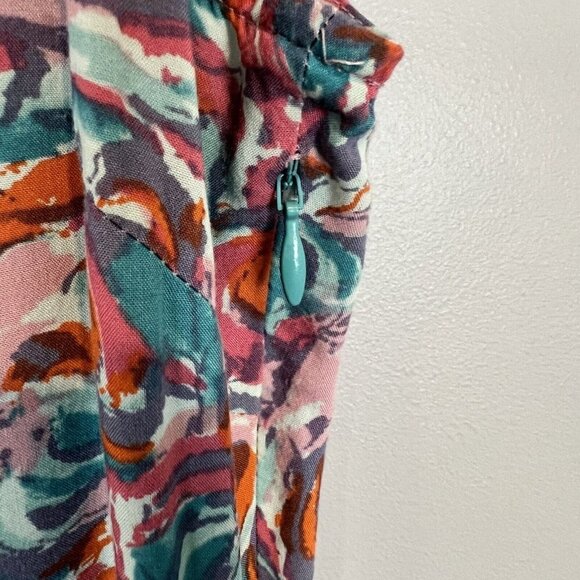 Sundance Sleeveless Summer Dress Asymmetric Hem Chest Cutout Womens Size 4 - Picture 5 of 8